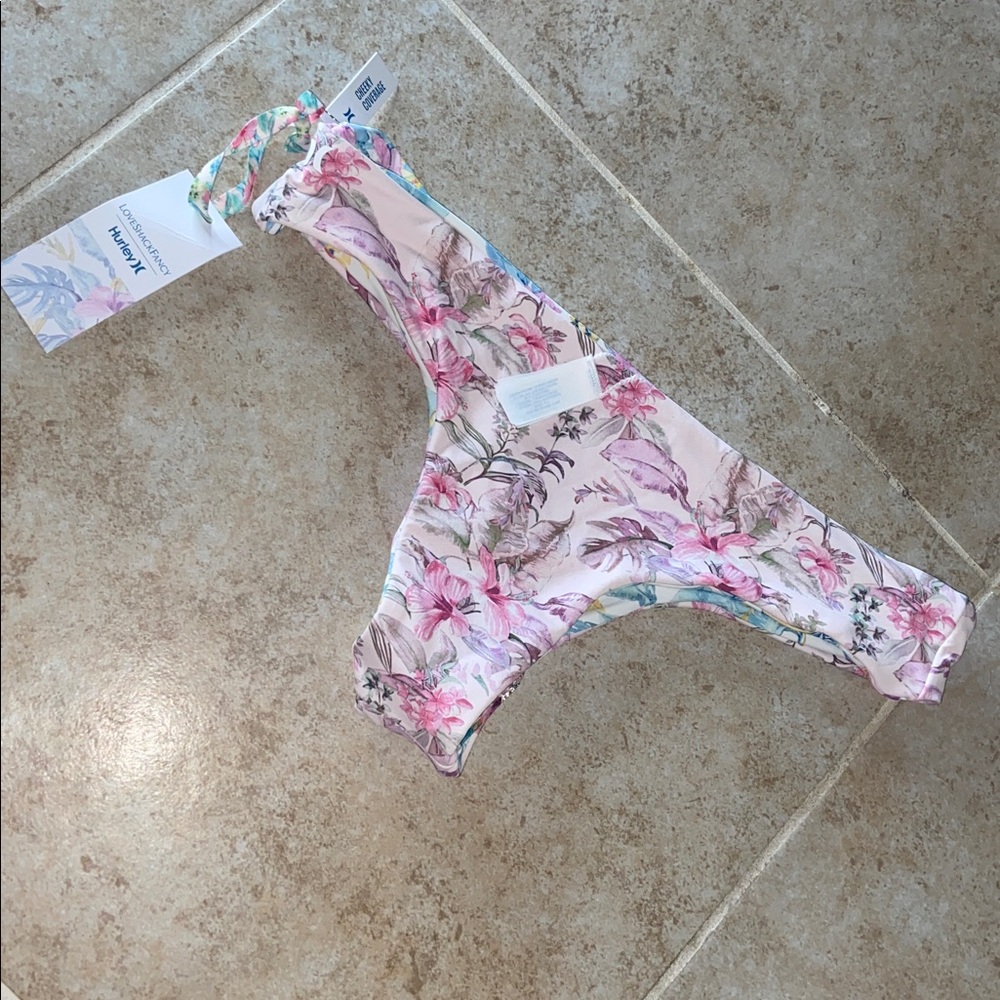 NWT LoveShackFancy x Hurley Reversible Cheeky Hipster Bottom - Picture 4 of 6